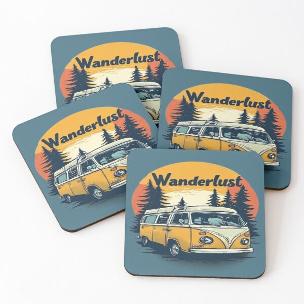 Item preview, 1970s Style Retro Camper Van designed and sold by BlackSheeper.
