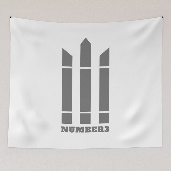 Item preview, NUMBER3 Minimal Streetwear Logo | Modern Urban Graphic Design designed and sold by NeO² Studio.