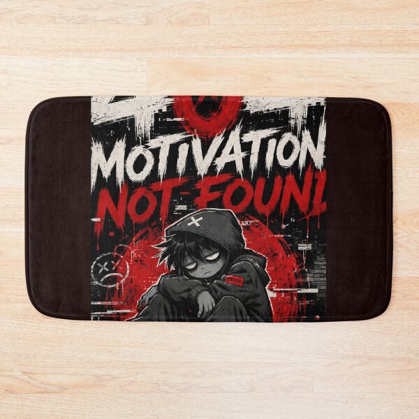 Item preview, 404 Motivation Not Found Glitch Design designed and sold by mr.bardook.