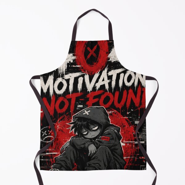 Item preview, 404 Motivation Not Found Glitch Design designed and sold by mr.bardook.