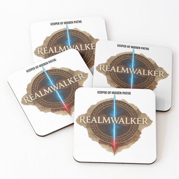 Item preview, Realmwalker – Keeper of Hidden Paths Fantasy Portal Emblem T-Shirt designed and sold by Lifehackerplus1.
