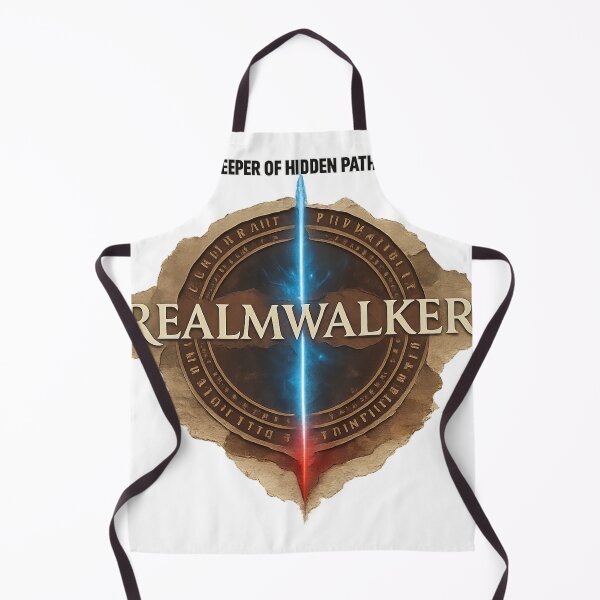 Item preview, Realmwalker – Keeper of Hidden Paths Fantasy Portal Emblem T-Shirt designed and sold by Lifehackerplus1.