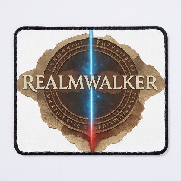 Item preview, Realmwalker – Keeper of Hidden Paths Fantasy Portal Emblem T-Shirt designed and sold by Lifehackerplus1.