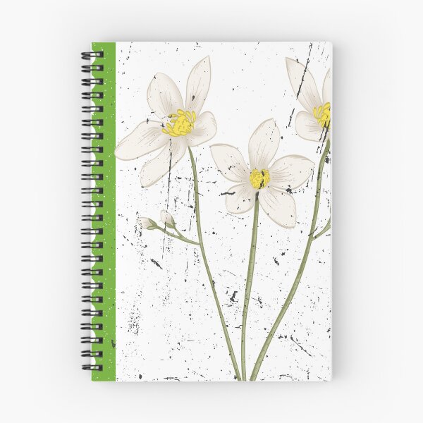 Item preview, Vintage White Wildflower Stamp - Aesthetic Botanical Flower Art  designed and sold by Atlasoloji.