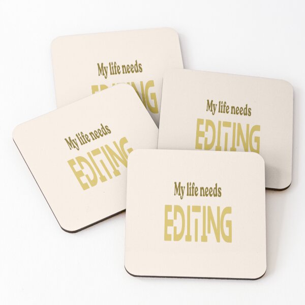 Item preview, My Life Needs Editing designed and sold by PrashaDesigns.