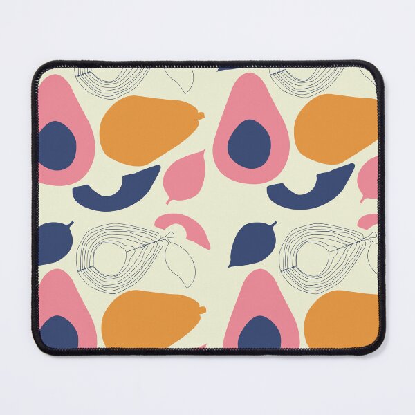 Item preview, Mid Century Modern Retro Avocado Abstract Seamless Pattern designed and sold by FMSeamlessArt.