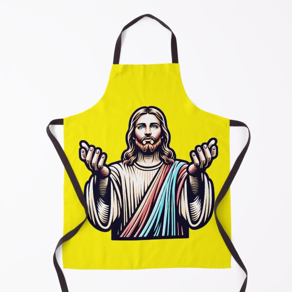 Item preview, Jesus Christ Open Hands - Modern Religious Faith Art Illustration designed and sold by PrimalBeastLab.