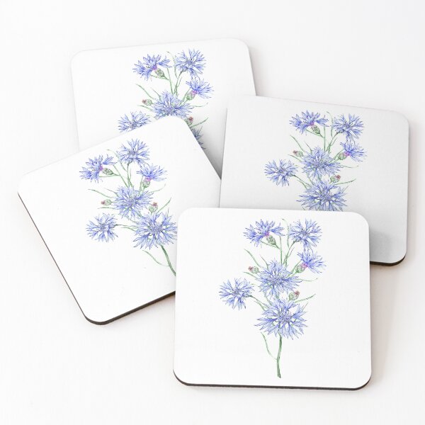 Item preview, Cornflowers Birth Month Flower designed and sold by SvetlanaArt.