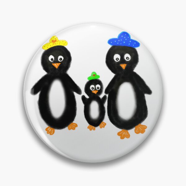 Artikelvorschau, Pinguin Joe und seine Familie entworfen und verkauft von MagicBrushGirl.