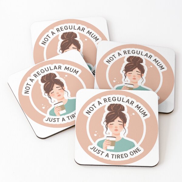 Item preview, Not a Regular Mum Just a Tired One - Funny Mum Gift designed and sold by DustGoldStudio.