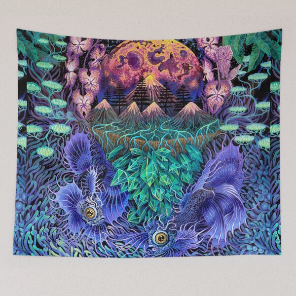 Item preview, Moon World | Retro Arcade Carpet Cosmic Lunar Art designed and sold by Ruta.