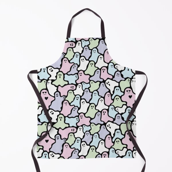 Item preview, Cute Pastel Ghost Pattern - Kawaii Spooky Halloween Aesthetic designed and sold by Rangmanch.