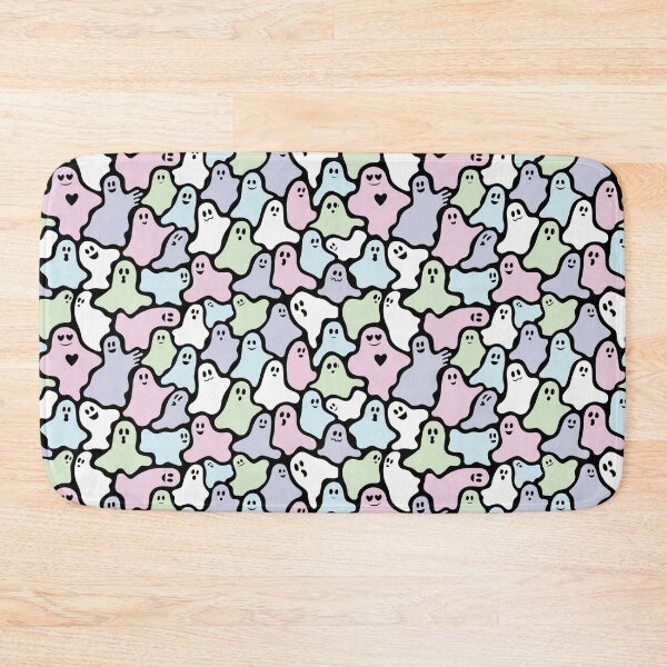 Item preview, Cute Pastel Ghost Pattern - Kawaii Spooky Halloween Aesthetic designed and sold by Rangmanch.