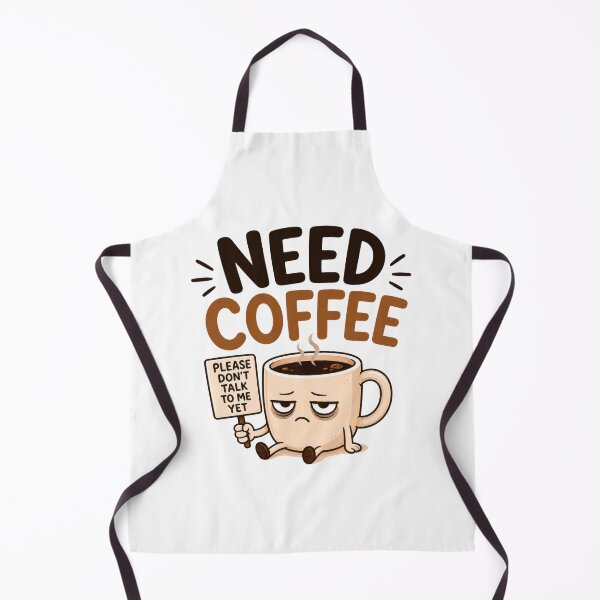 Item preview, Need Coffee Funny Morning Mood designed and sold by INVITOARTE.