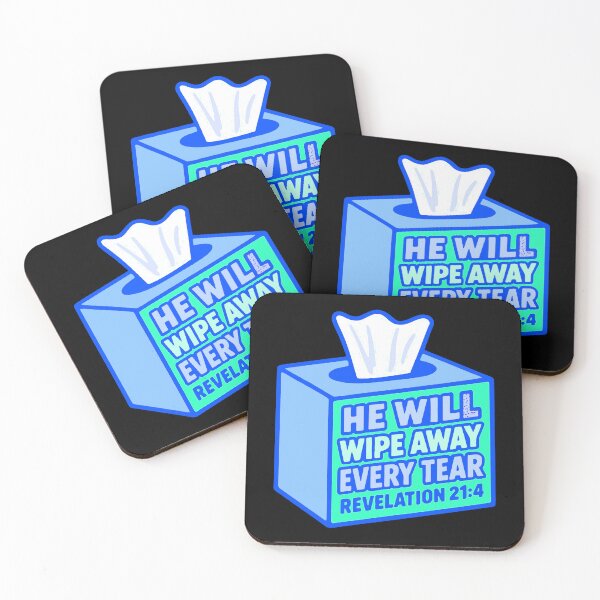 Item preview, Revelation 21:4 He Will Wipe Away Every Tear designed and sold by plushism.