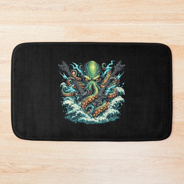 Item preview, Neon Kraken Riffstorm Fury designed and sold by KellyCottama.