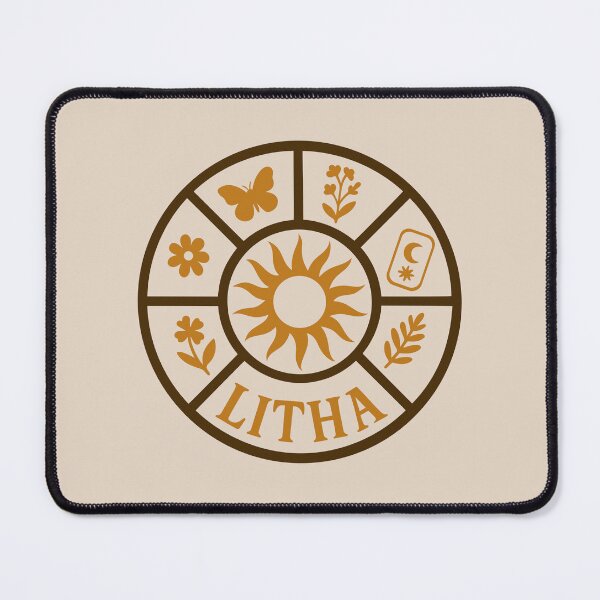 Item preview, Litha Wheel Midsummer Pagan Celestial Art designed and sold by Christine Krahl.