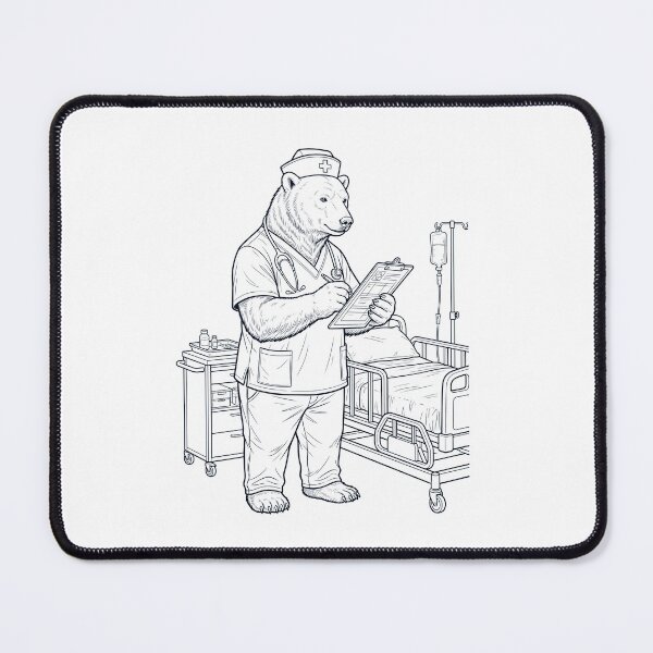 Item preview, Vintage Polar Bear Nurse Animal Lover designed and sold by TerryConnells.