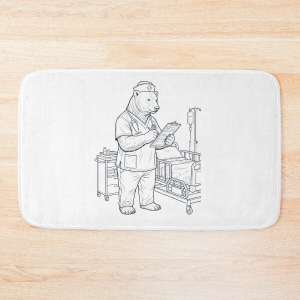 Item preview, Vintage Polar Bear Nurse Animal Lover designed and sold by TerryConnells.