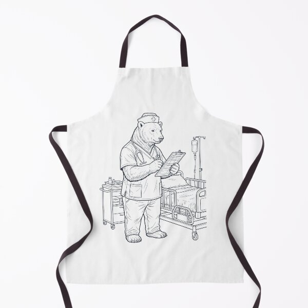 Item preview, Vintage Polar Bear Nurse Animal Lover designed and sold by TerryConnells.