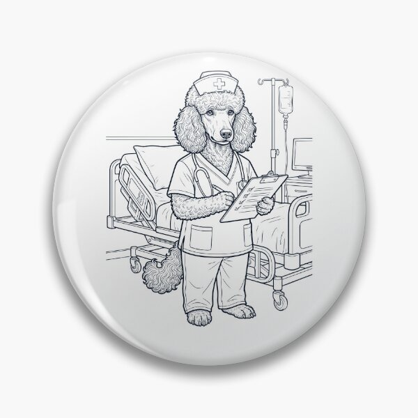 Item preview, Vintage Poodle Nurse Dog Dad Mom Lover designed and sold by TerryConnells.