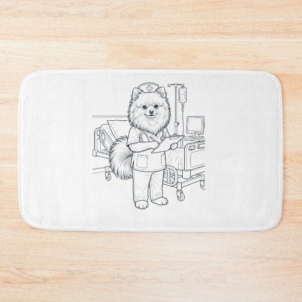 Item preview, Vintage Pomeranian Nurse Dog Dad Mom Lover designed and sold by TerryConnells.