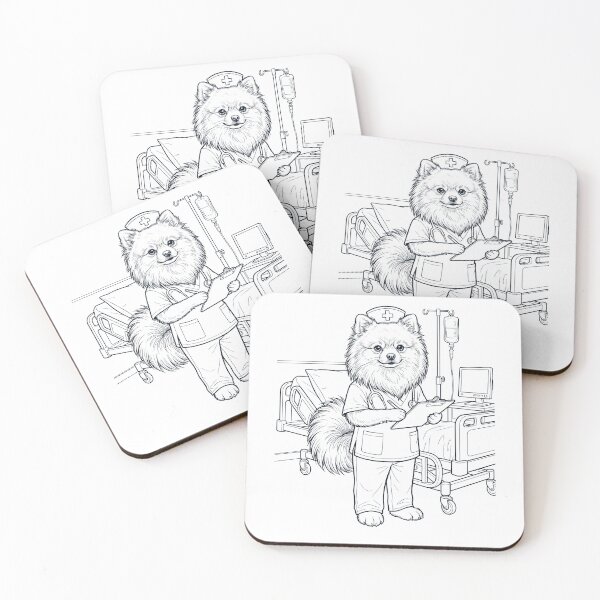 Item preview, Vintage Pomeranian Nurse Dog Dad Mom Lover designed and sold by TerryConnells.