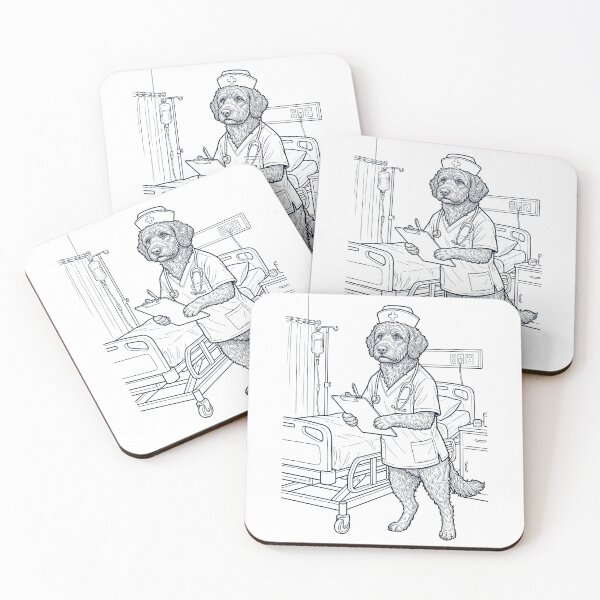 Item preview, Vintage Portuguese Water Dog Nurse Dog Dad Mom Lover designed and sold by TerryConnells.