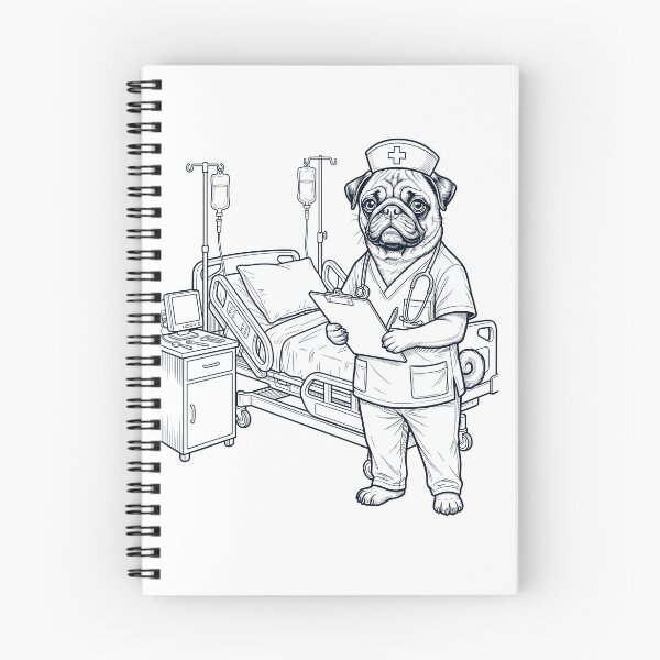 Item preview, Vintage Pug Nurse Dog Dad Mom Lover designed and sold by TerryConnells.