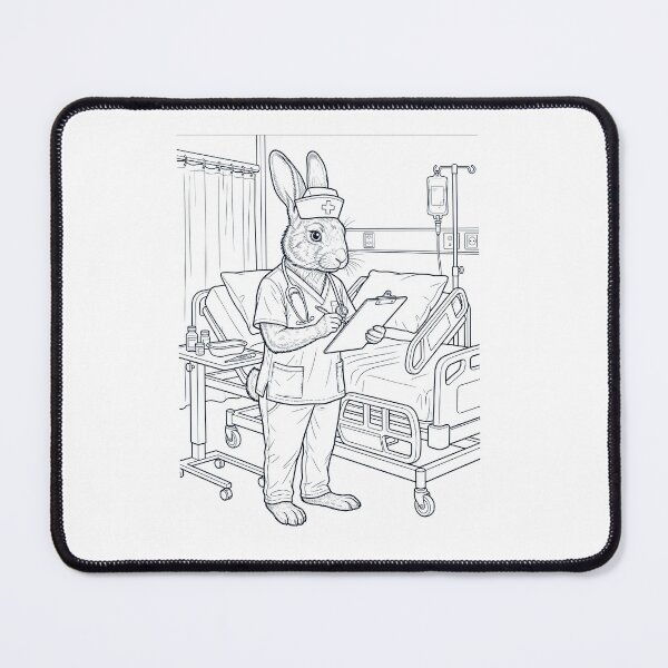 Item preview, Vintage Rabbit Nurse Animal Lover designed and sold by TerryConnells.