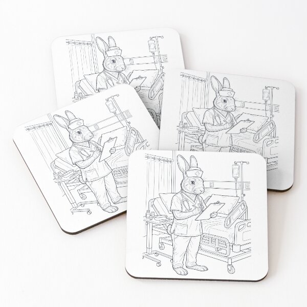 Item preview, Vintage Rabbit Nurse Animal Lover designed and sold by TerryConnells.