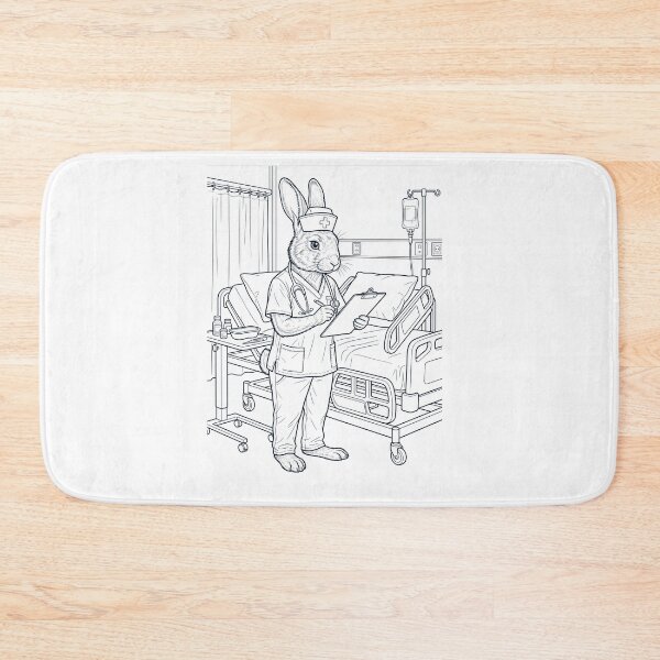 Item preview, Vintage Rabbit Nurse Animal Lover designed and sold by TerryConnells.