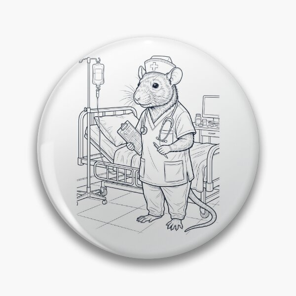 Item preview, Vintage Rat Nurse Animal Lover designed and sold by TerryConnells.