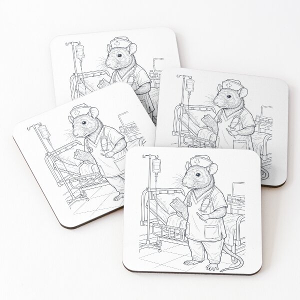 Item preview, Vintage Rat Nurse Animal Lover designed and sold by TerryConnells.