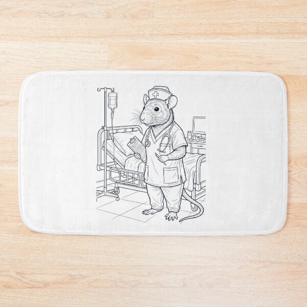 Item preview, Vintage Rat Nurse Animal Lover designed and sold by TerryConnells.