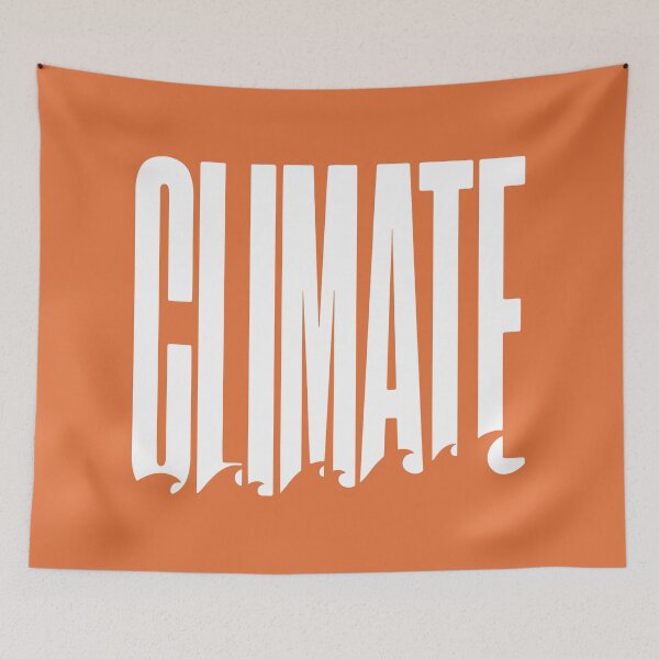 Item preview, Bold Global Statement Climate Awareness Typography Art designed and sold by EdvvinStudios.