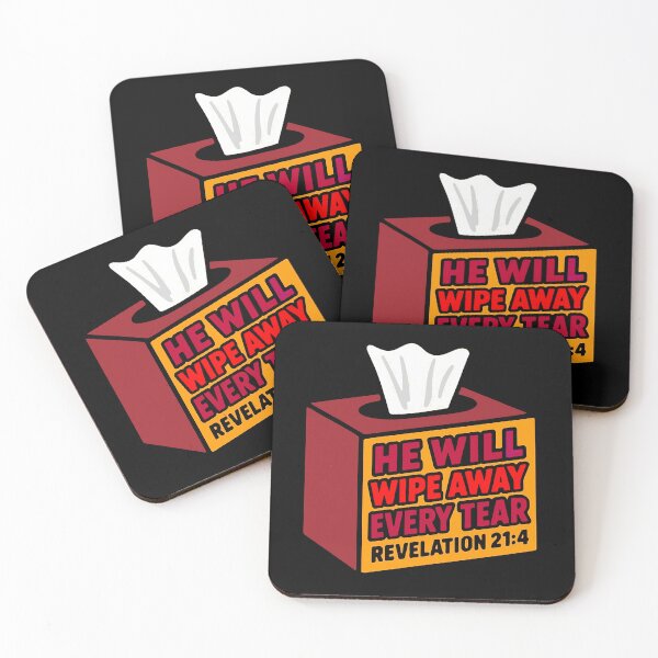 Item preview, Revelation 21:4 He Will Wipe Away Every Tear designed and sold by plushism.