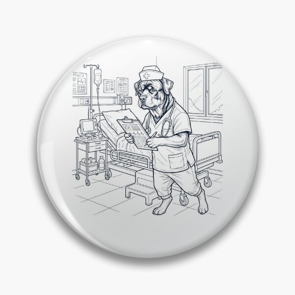 Item preview, Vintage Rottweiler Nurse Dog Dad Mom Lover designed and sold by TerryConnells.