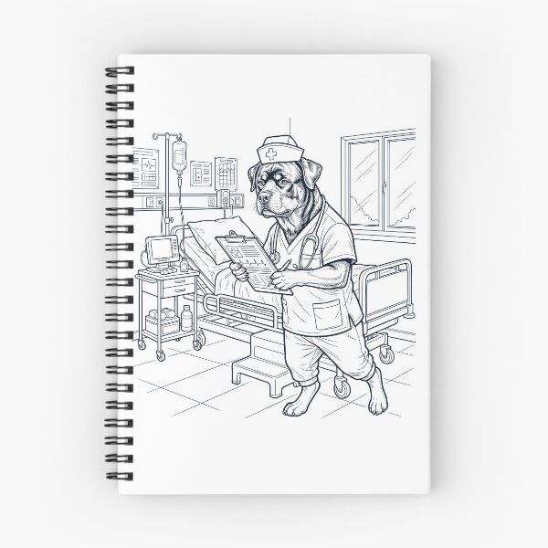 Item preview, Vintage Rottweiler Nurse Dog Dad Mom Lover designed and sold by TerryConnells.