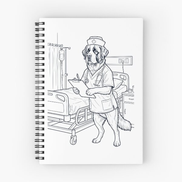 Item preview, Vintage Saint Bernard Nurse Dog Dad Mom Lover designed and sold by TerryConnells.