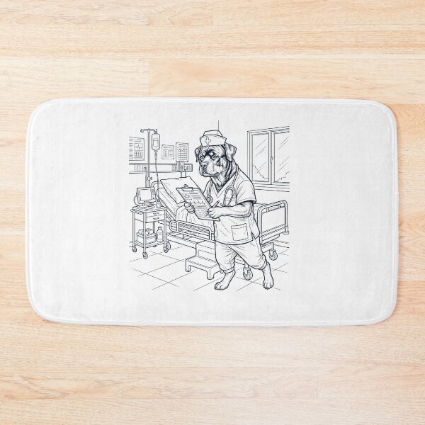 Item preview, Vintage Rottweiler Nurse Dog Dad Mom Lover designed and sold by TerryConnells.