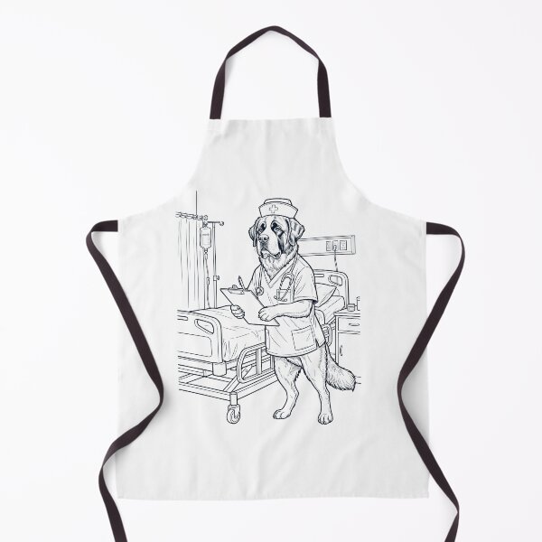 Item preview, Vintage Saint Bernard Nurse Dog Dad Mom Lover designed and sold by TerryConnells.