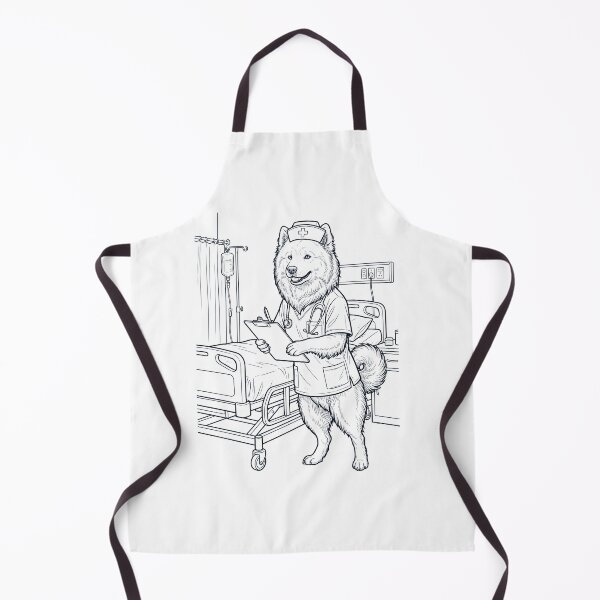 Item preview, Vintage Samoyed Nurse Dog Dad Mom Lover designed and sold by TerryConnells.