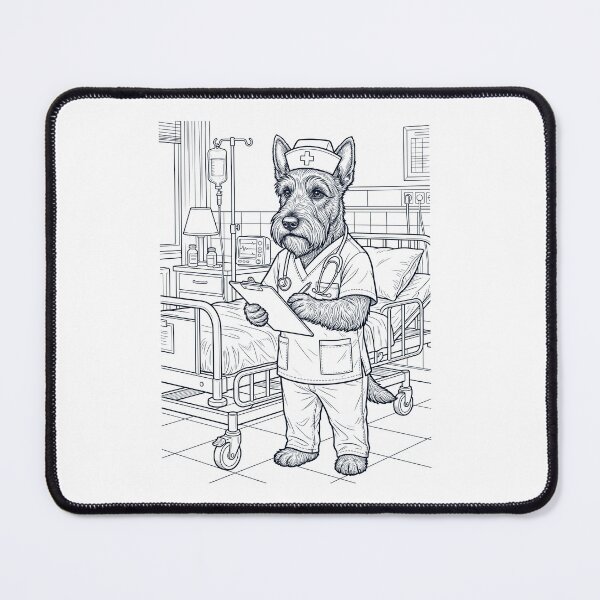 Item preview, Vintage Scottish Terrier Nurse Dog Dad Mom Lover designed and sold by TerryConnells.