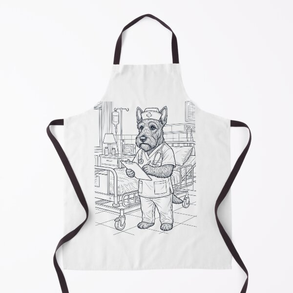 Item preview, Vintage Scottish Terrier Nurse Dog Dad Mom Lover designed and sold by TerryConnells.