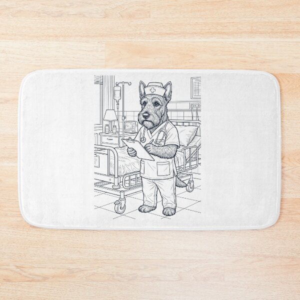 Item preview, Vintage Scottish Terrier Nurse Dog Dad Mom Lover designed and sold by TerryConnells.