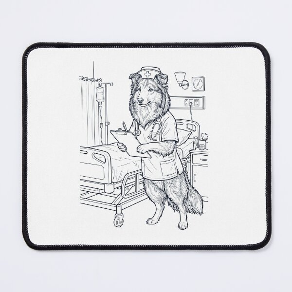 Item preview, Vintage Shetland Sheepdog Nurse Dog Dad Mom Lover designed and sold by TerryConnells.