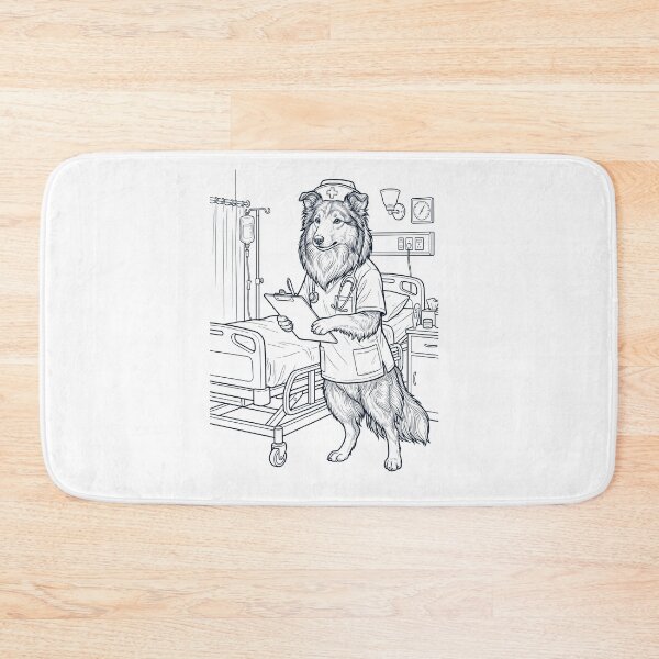 Item preview, Vintage Shetland Sheepdog Nurse Dog Dad Mom Lover designed and sold by TerryConnells.