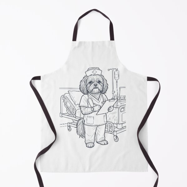 Item preview, Vintage Shih Tzu Nurse Dog Dad Mom Lover designed and sold by TerryConnells.