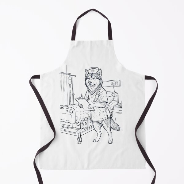 Item preview, Vintage Siberian Husky Nurse Dog Dad Mom Lover designed and sold by TerryConnells.
